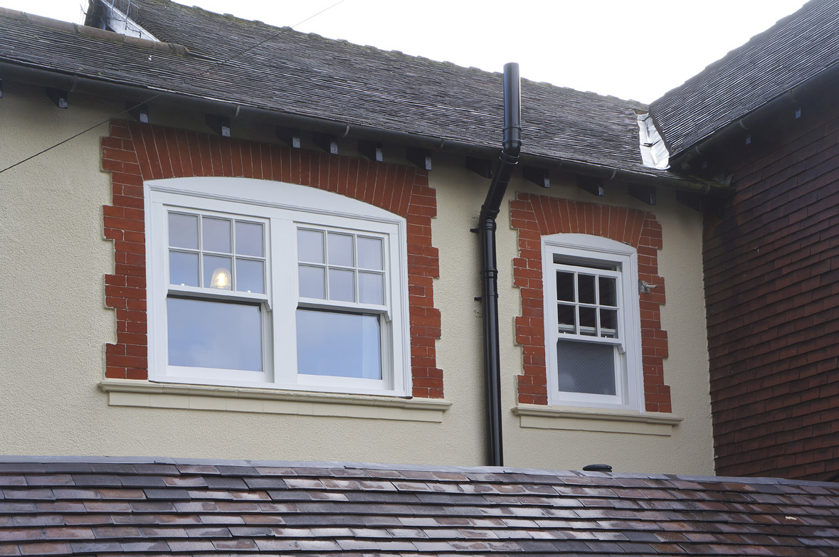 Wooden sash window installation Leamington Spa