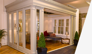 showroom wooden framed orangeries Leamington Spa