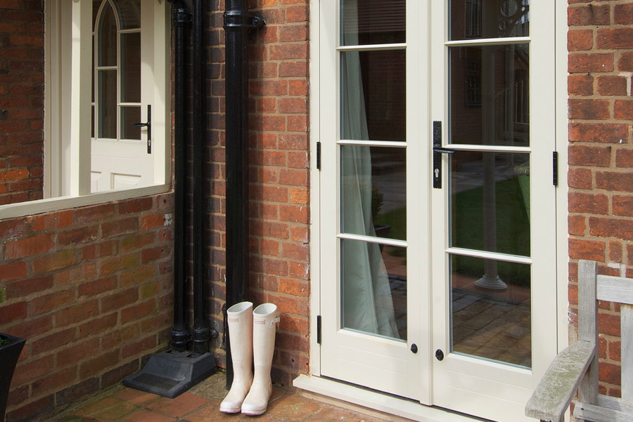 timber wooden french doors Leamington Spa