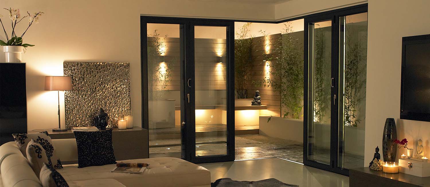 Timber bi-folding doors Leamington Spa, Warwickshire